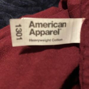 American Apparel Heavyweight Cotton Shirt
